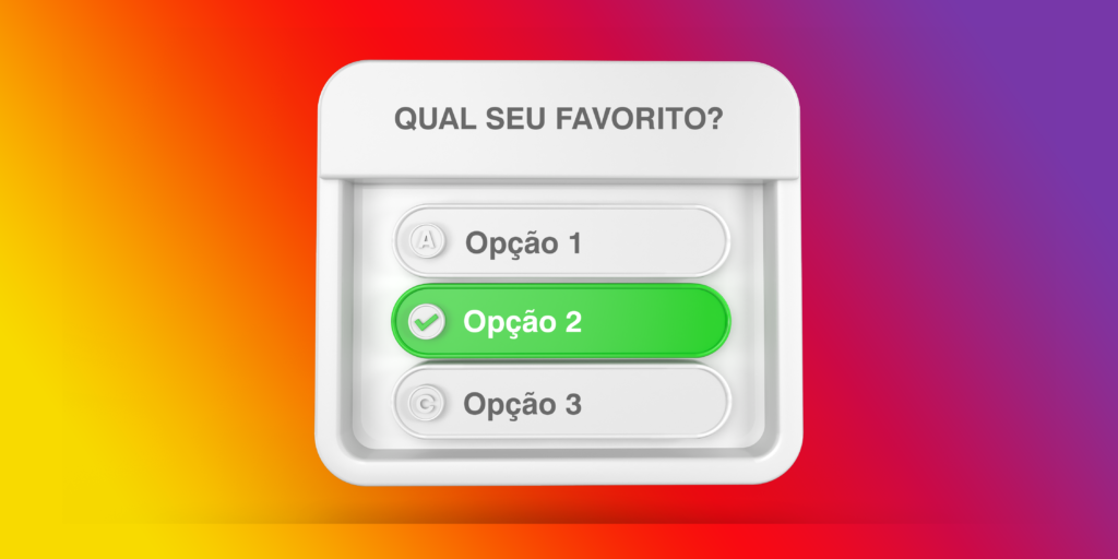 Enquetes no Instagram