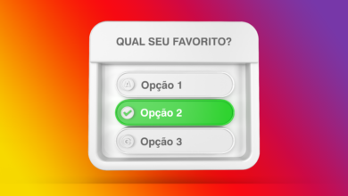 Enquetes no Instagram